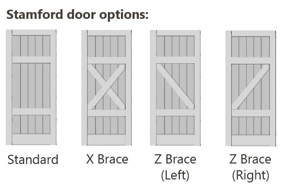 Bracing Options for Stamford Door