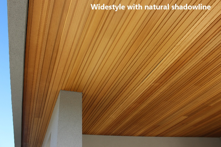 Widestyle lining used with natural shadowline