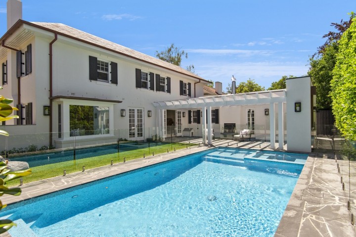 Luxury family home timber windows doors pool Cedar West