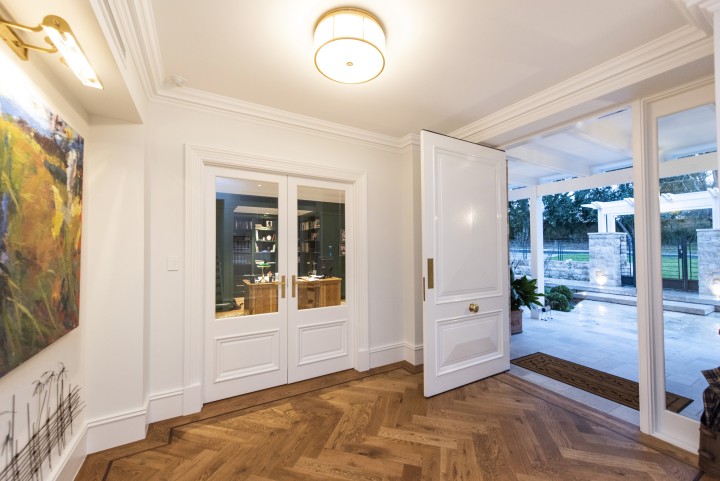 Carmel doors Empire pivot Cedar West