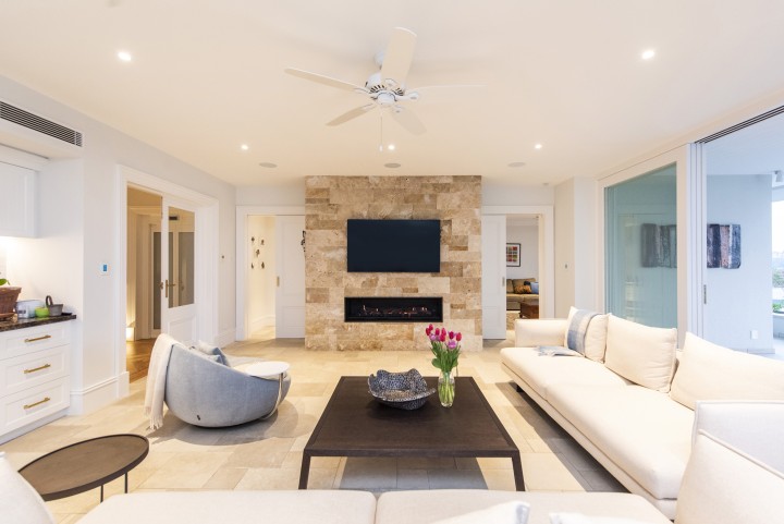 Internal cavity sliding doors fireplace 1