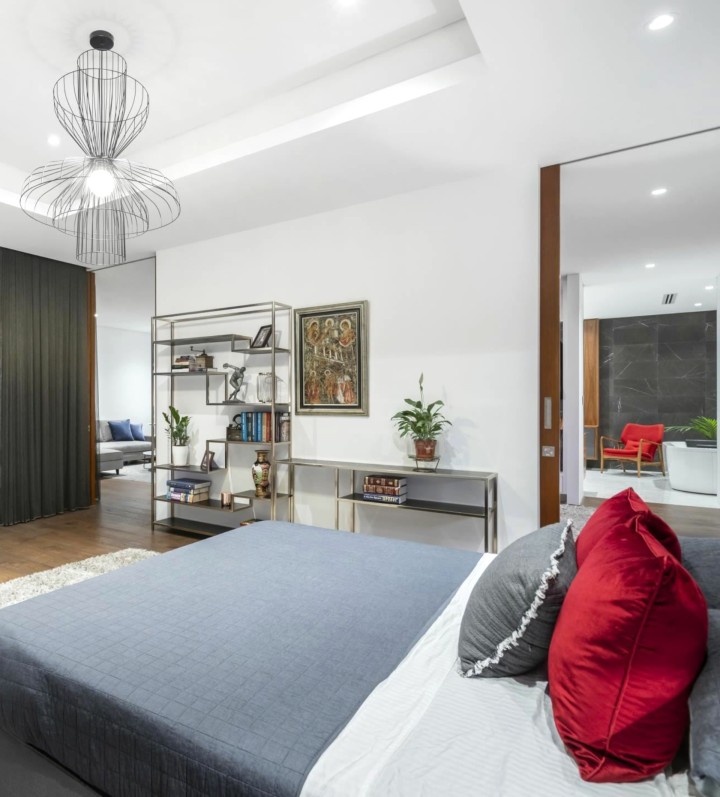 Internal timber cavity sliding door by Cedar West