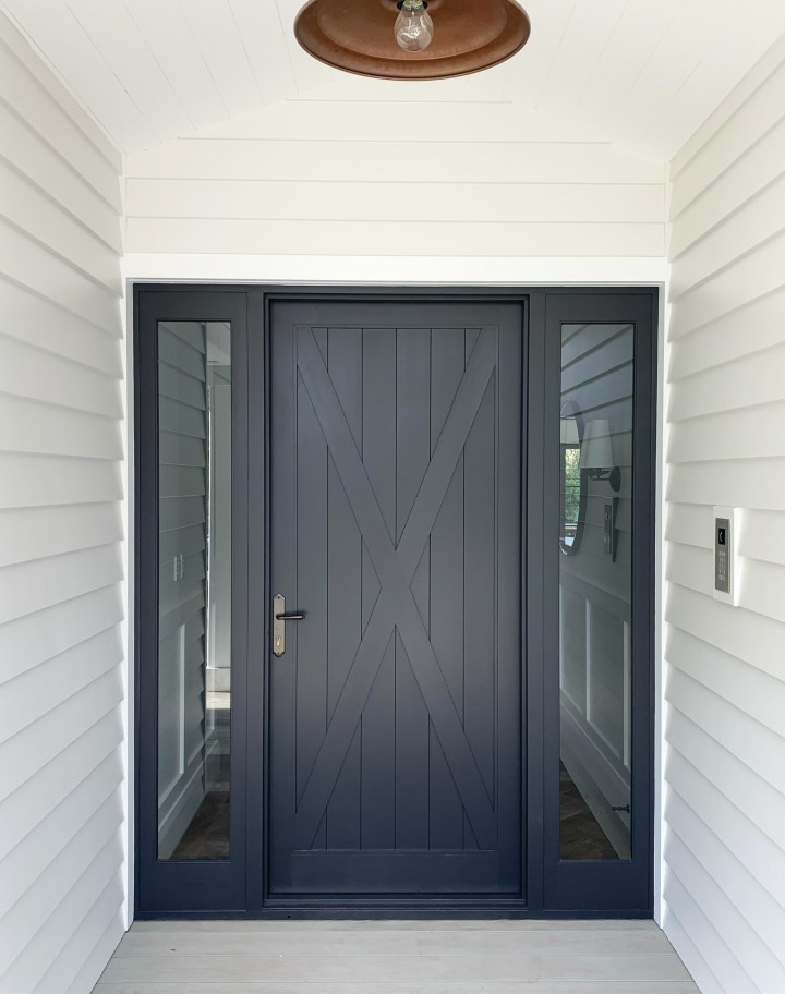 Surrey door X brace timber Cedar West