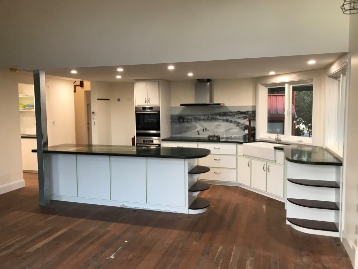 Casement window timber kitchen Cedar West