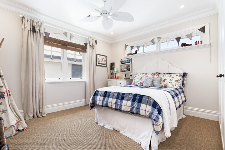 Double hung window boys room Cedar West
