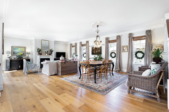Double hung window sitting dining room Cedar West