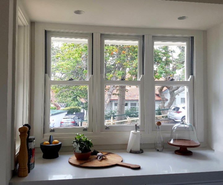 Double hung windows image kitchen