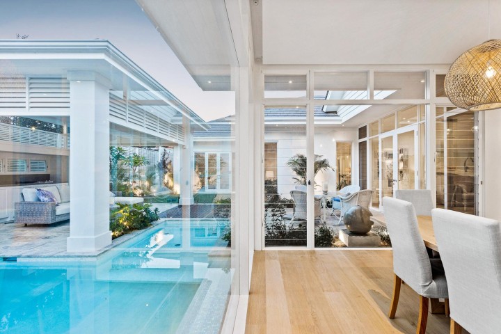 Fixed window pool louvres turret louvres Cedar West