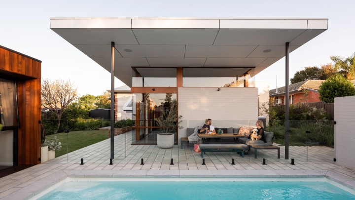 Fixed windows mid century modern Cedar West