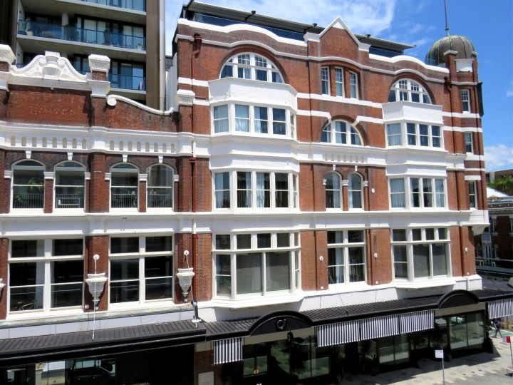 Newcastle east end QT building windows by Cedar West