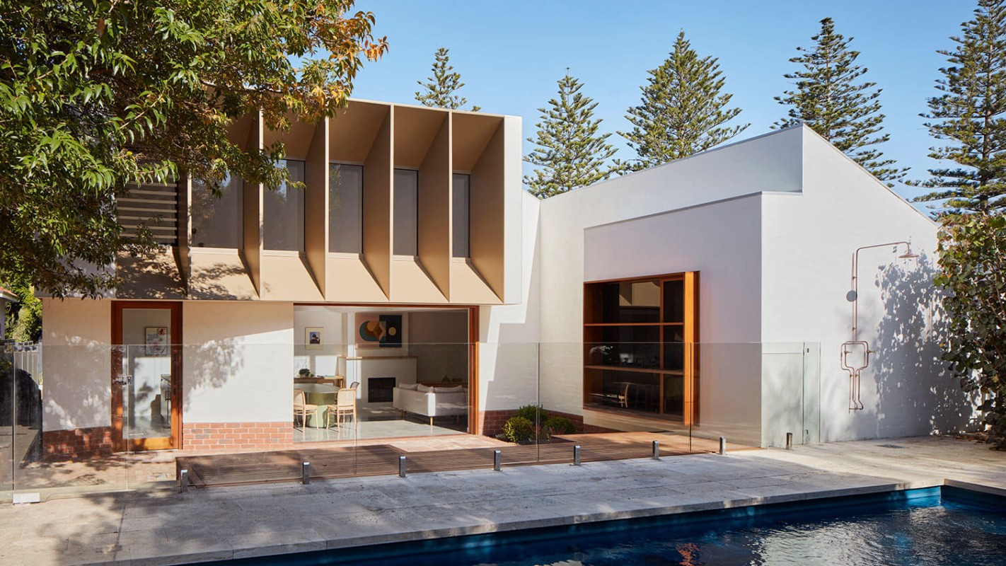 Contemporary home timber doors window cavity slider by Cedar West