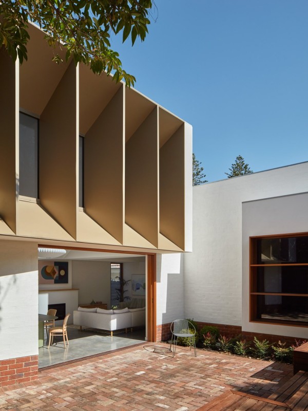 External cavity sliding door natural timber Cedar West