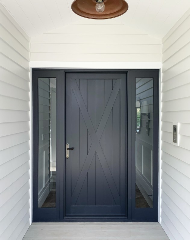 Surrey door X brace timber Cedar West