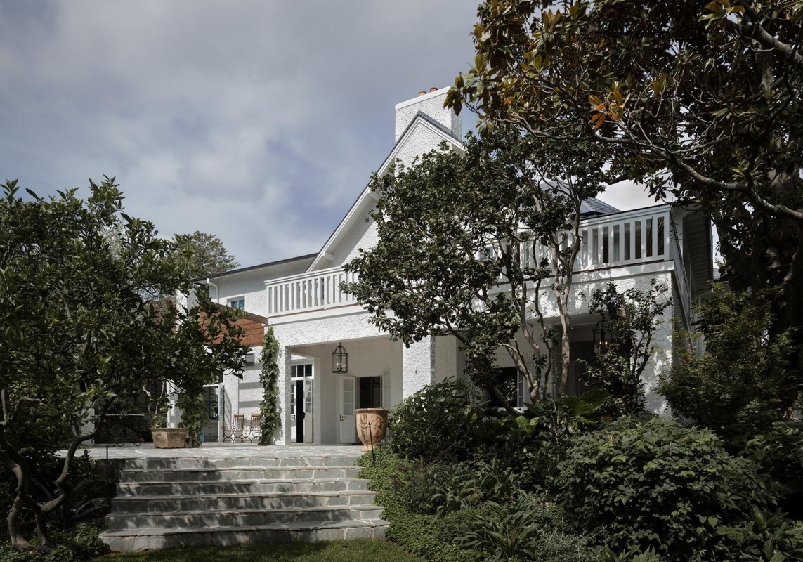 Bellevue Hill House garden timber joinery by Cedar West