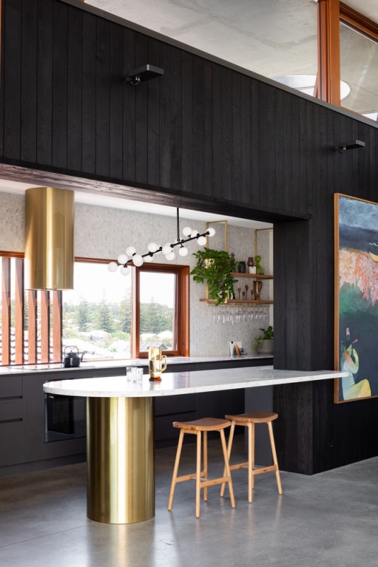 Awning window mid century modern home Cedar West