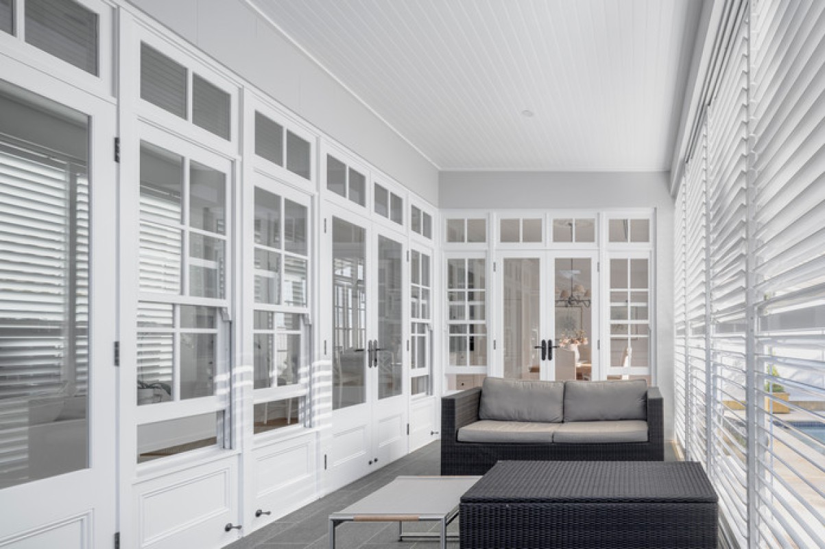 Double-hung sash windows timber doors Cedar West