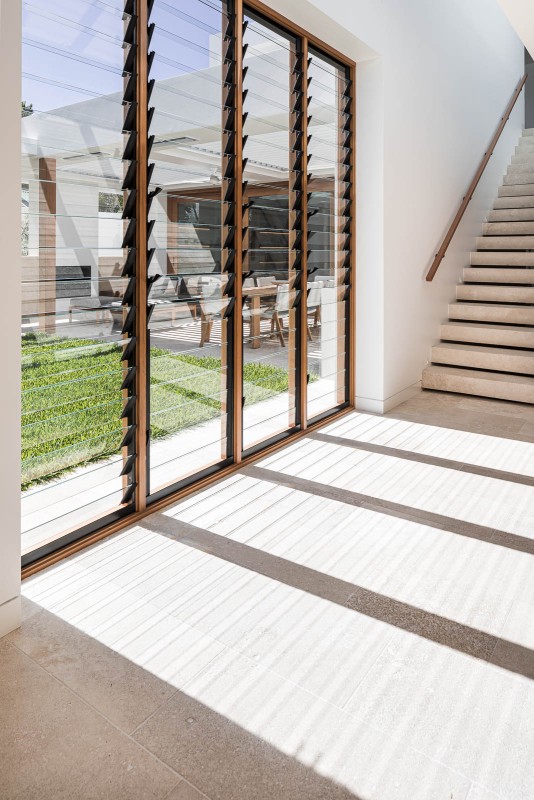 Louvre window timber frame by Cedar West 1