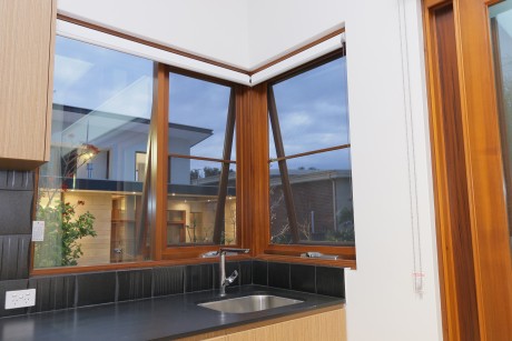 Awning window timber kitchen solid Cedar West