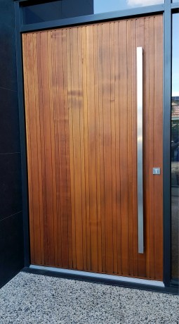 Balmain timber door matches Widestyle Cedar West