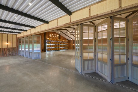 Bifold timber doors expansive Cedar West
