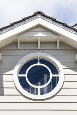 Fixed window curved Cedar West