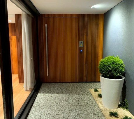 Grange Modernstyle door pivot hidden Cedar West