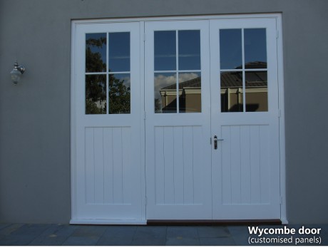 Wycombe door customised panel Cedar West