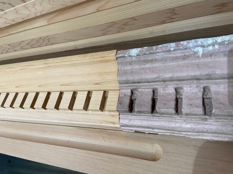 Cornice replacement timber new by Cedar West