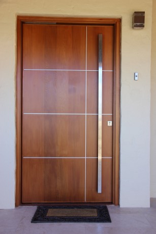 Mosman Door Modern Style Metallic Inlay Timber