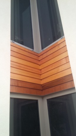 Shipstyle timber cladding 82x18mm cover Cedar West