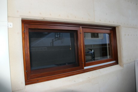 Sliding window solid timber no veneers Cedar West