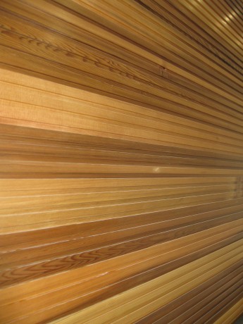 Squarestyle 81mm close up timber lining Cedar West