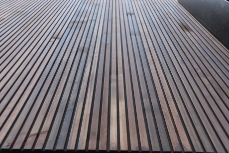 Squarestyle close up timber lining cladding Cedar West