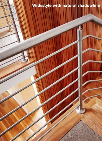 Widestyle solid timber lining cladding Western Red Cedar West stairwell