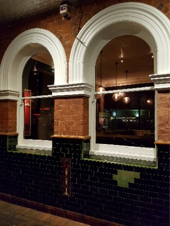 Double hung Leederville hotel timber windows