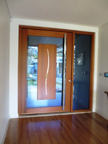 cedar timber door entry pivot side lite sheffield internal