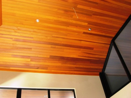 western red cedar timber lining board pannelling hight ceiling