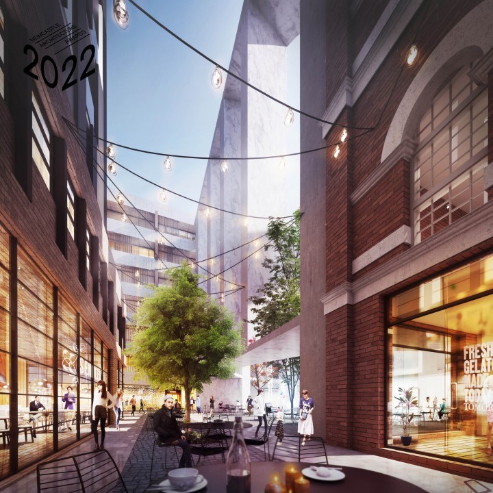 East end redevelopment newcastle concept