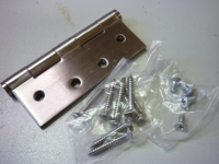 Stainless Steel Hinge (With Screws)