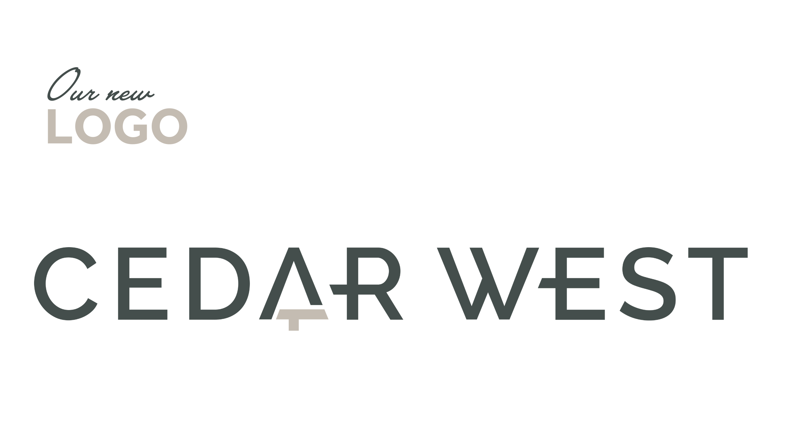 New Logo for Cedar West
